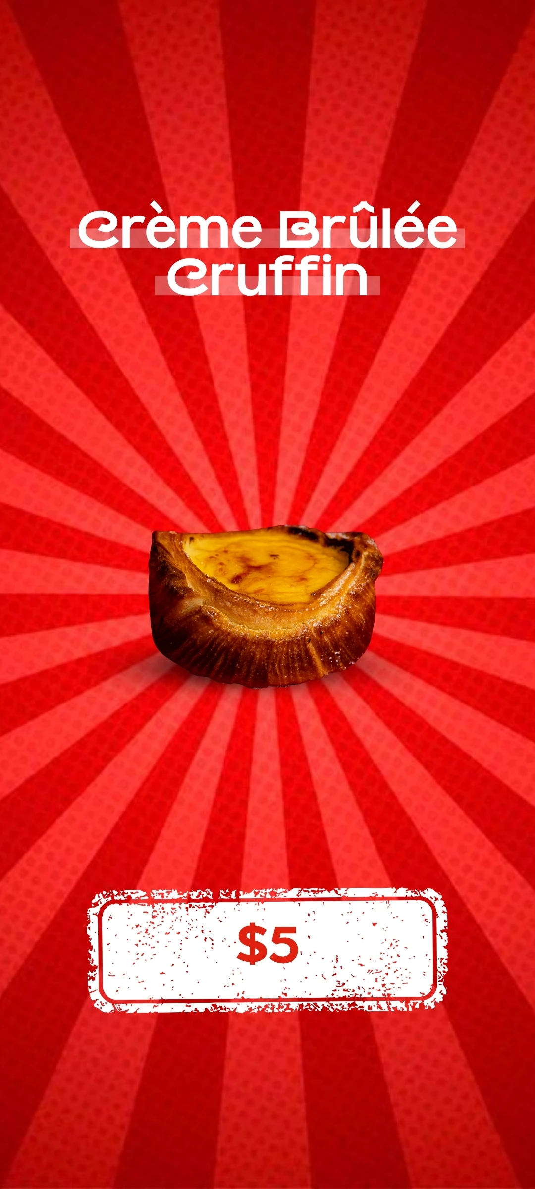 Crème Brûlée Cruffin (1)