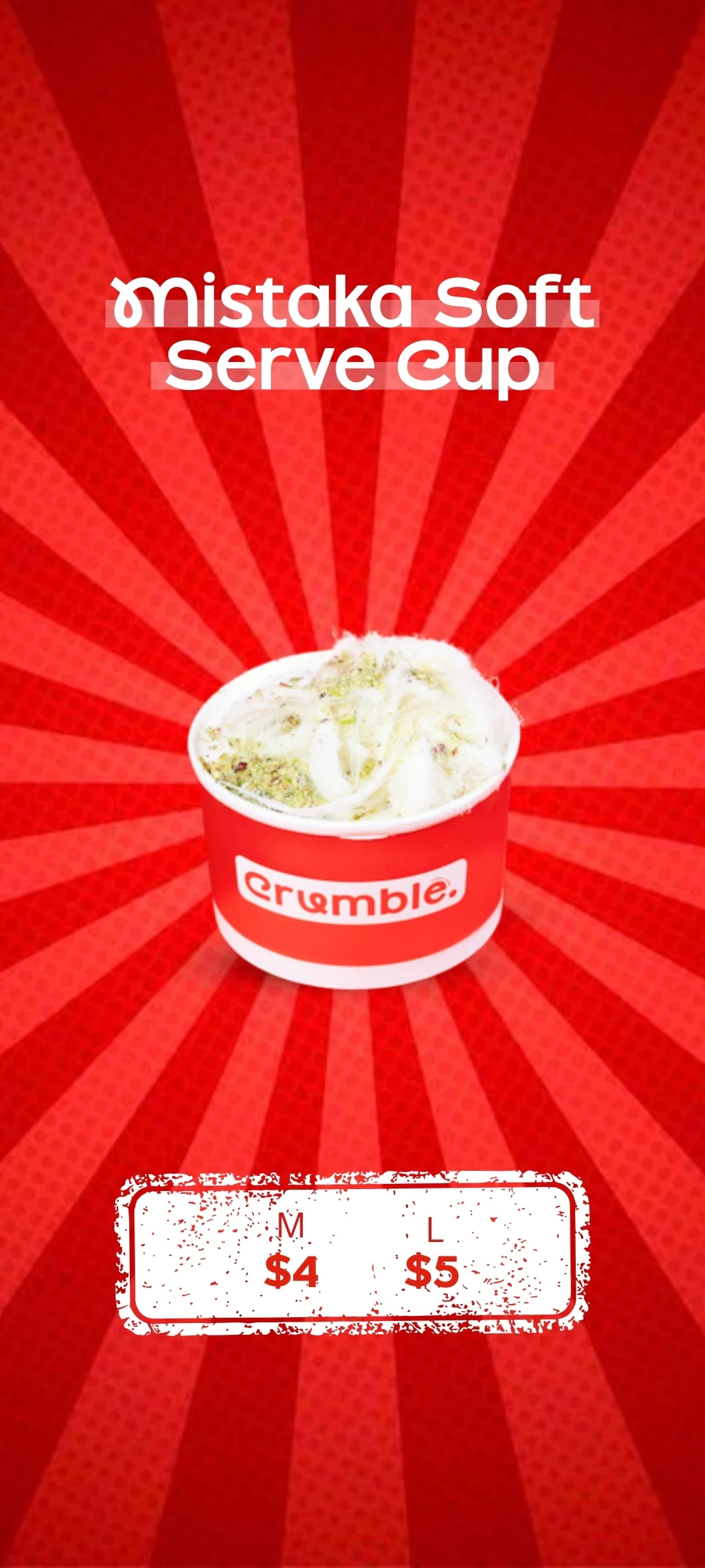 Mistaka Soft Serve Cup