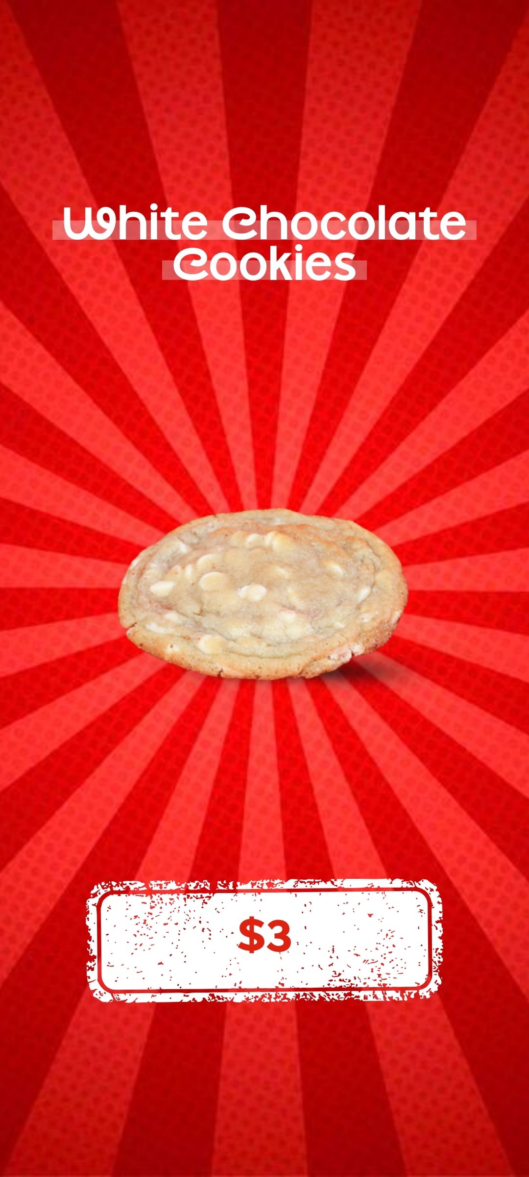 White chocolate cookies